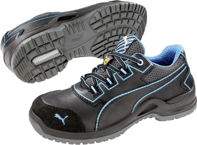 Thumbnail - Puma Safety Shoes - puma Niobe Blue Wns Low 644120-36 esd Sicherheitsschuh S3 Schuhgröße (eu): 36 Schwarz, Blau 1 St.