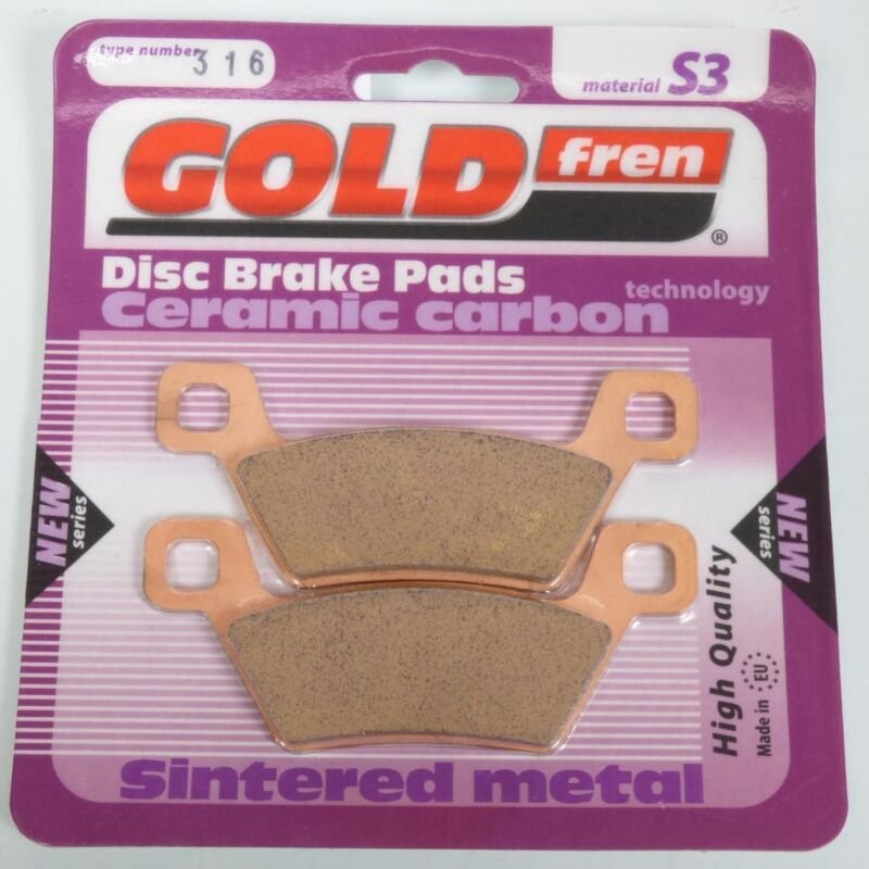 Bremsbelag Gold Fren für Quad Kymco 500 MXU I DX 2011 bis 2013