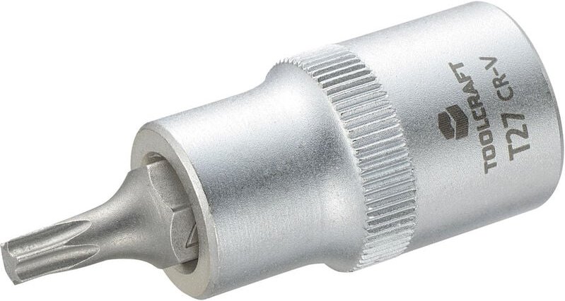 Toolcraft - 816164 Innen-Sechsrund (tx) Steckschlüssel-Bit-Einsatz t 27 1/2' (12.5 mm)