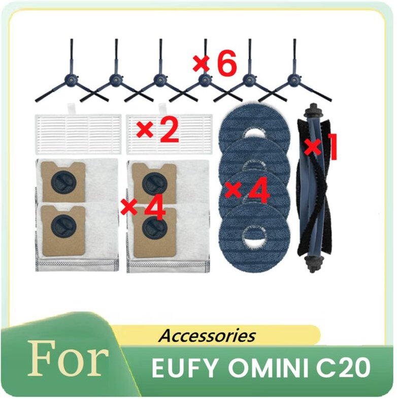 15 Pcs für Omni C20 Kehren Roboter Zubehör Reiniger Teile
