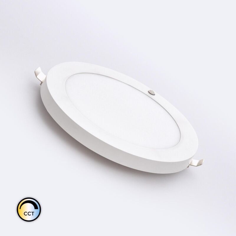 LED-Einbauleuchte 18W CCT Wählbar Rund mit PIR-Sensor Einstellbarer Schnitt Ø50-170 mm Wählbar (Warm-Neutral-Kalt)