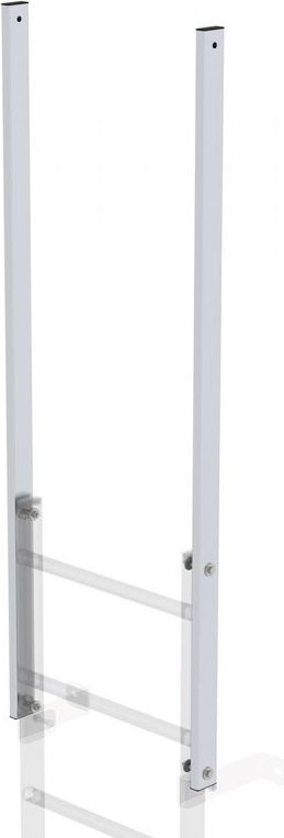 Munk - Günzburger Steigtechnik Ausstiegsholm gerade Alu-blank Länge 1.600 mm - 062243