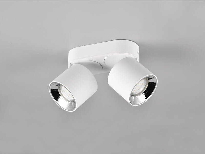 Deckenstrahler guayana Weiß 2 Spots schwenkbar, Breite 18cm