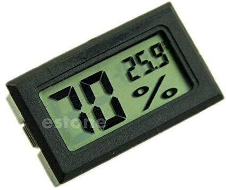 Thermometer, Hygrometer, digitales LCD-Thermometer, Temperatur, Luftfeuchtigkeit 10 % 99 % relative Luftfeuchtigkeit