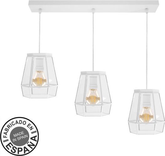 3xe27 Steckdosenleiste 3xe27 weiß regx64x15 cm