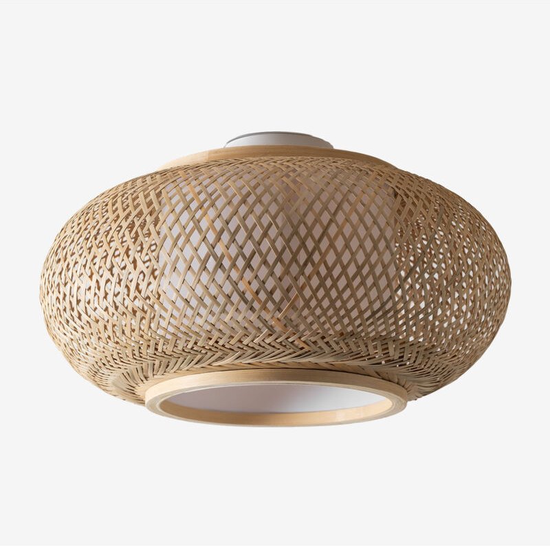 Sklum - Terles Bambus Deckenleuchte Marrón Bambú