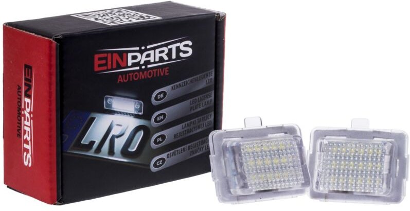 LED-Kennzeichenbeleuchtung, 6000 K, Kaltweiß, 12 V, CANBUS für Mercedes W204, CL C216, W212, C207 Coupé, W221