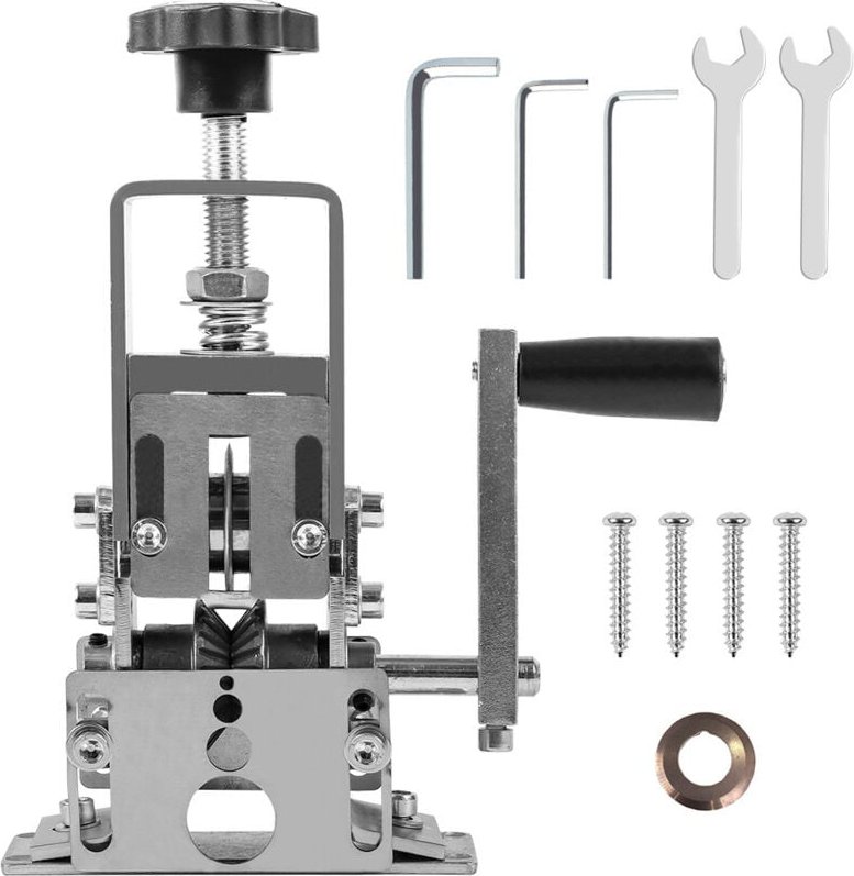 Automatischer Kabelabisolierer 2–25 mm, angetriebene Kupferabisoliermaschine + Ersatzklinge, Kabelschrott-Abisolierwerkz...