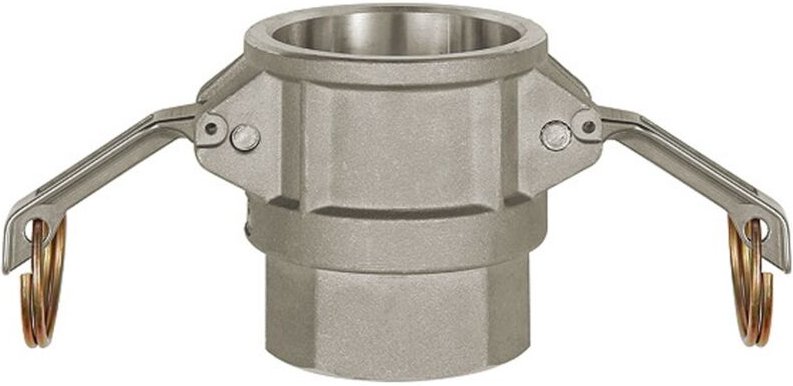 Kamlok-Schnellkupplungsdose mit ig, Typ d, Alu, g 2 1/2 - Riegler