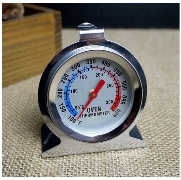 Thumbnail - SNQ - Backofenthermometer 50–300 °C/100–600 °f, Backofen-Grill-Fry-Chef-Smoker-Sofortlesethermometer Edelstahl-Küchenthe...