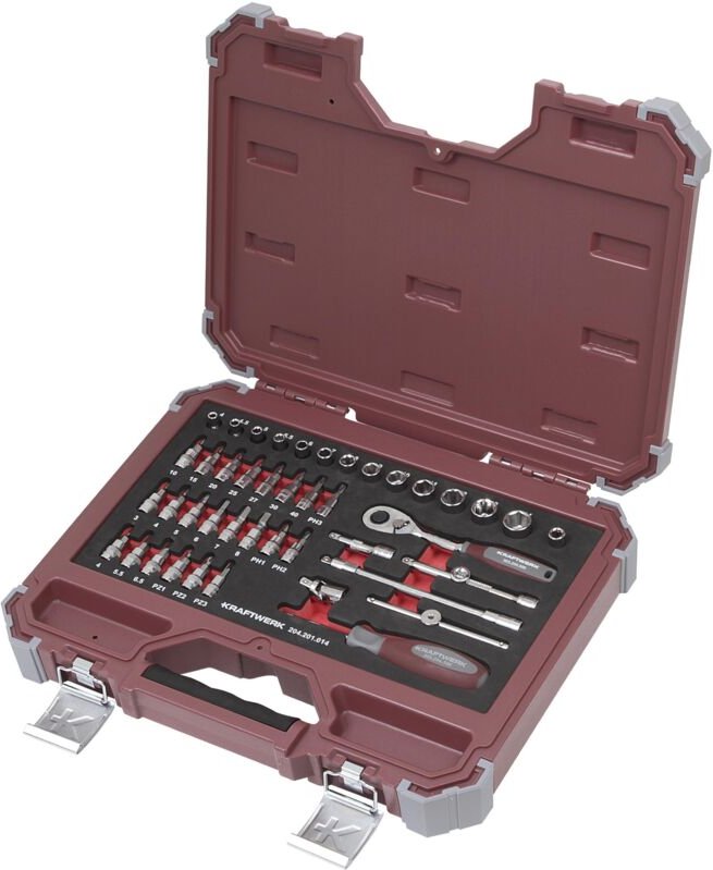 Steckschlüssel-Satz, 1/4', 44-tlg.