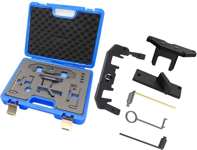 Steuerkettensatz, Zahnriemenwerkzeug, kompatibel mit Peugeot, Citroën, Opel für 1.0, 1.2 VTi (VVT) /GDI PureTech Benzinm...