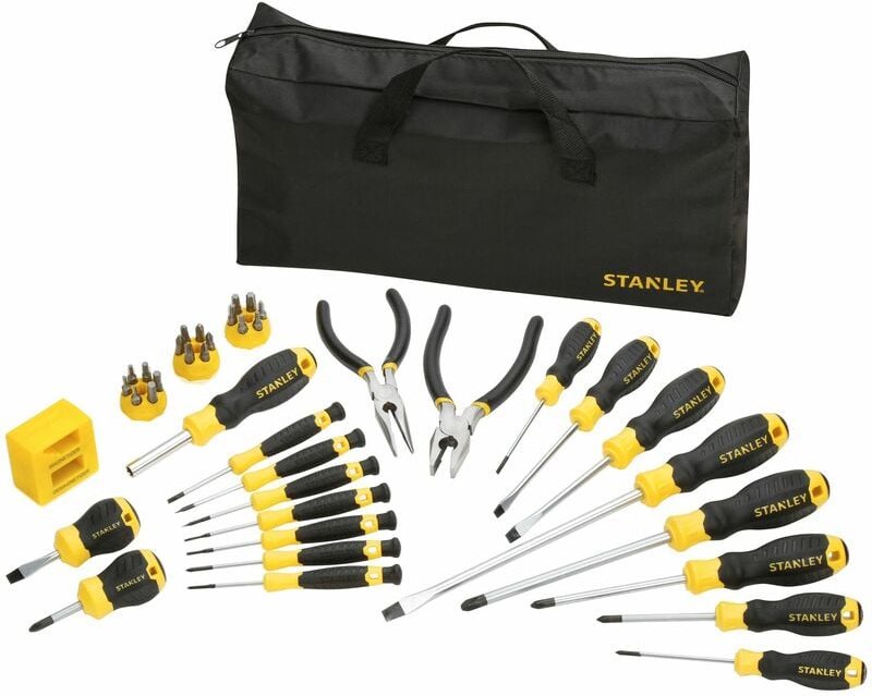 Schraubendreher- und Werkzeug-Set mit Nylontasche 39-teilig - Stanley