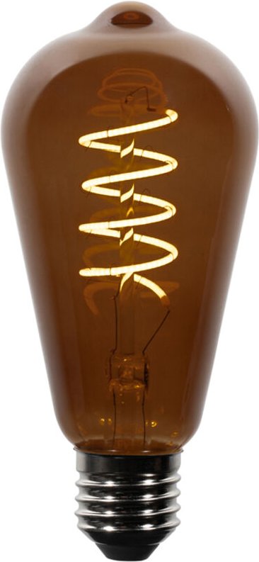 5er-Set E27 Dimmbare LED-Glühbirnen ST64 Braun 4W 100 lm 1800K