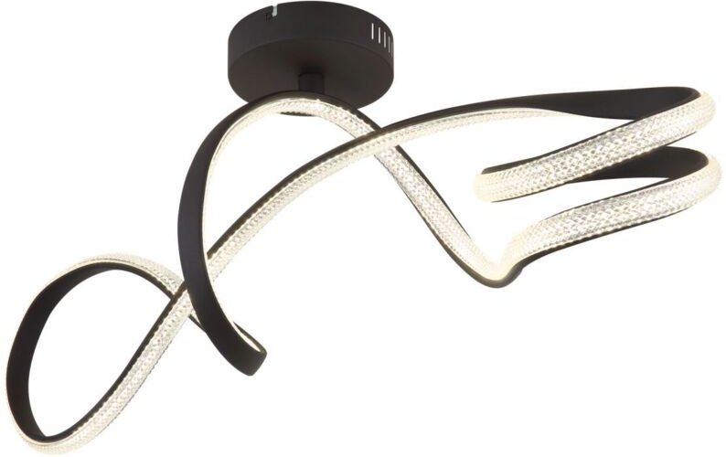 Globo - deckenleuchte - SWIRL - schwarz - metall - LED - 67341DS