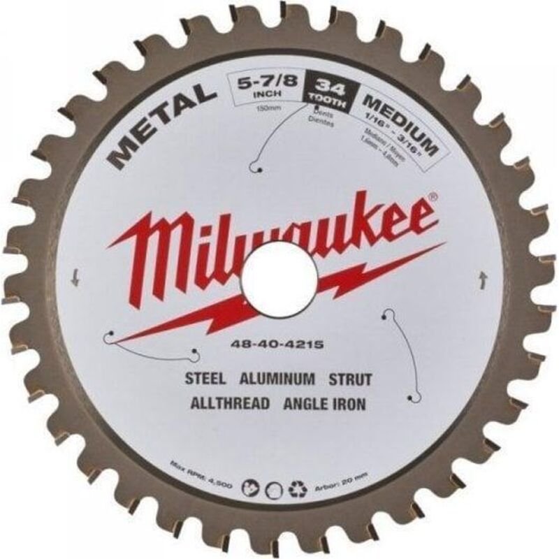 Milwaukee Pro Metalcoupe Sägeblatt 150 mm Hartmetall