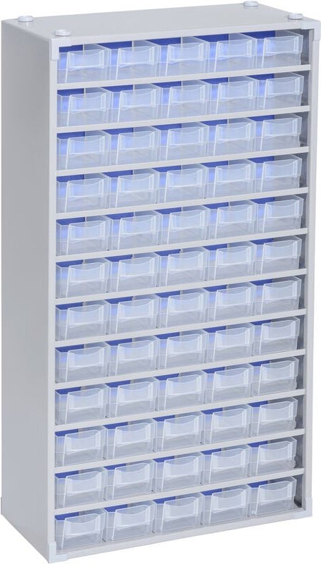 464830 Kleinteilmagazin VarioPlus ProM 57/120 (b x h x t) 300 x 565 x 140 mm Silber, Transpa - Allit