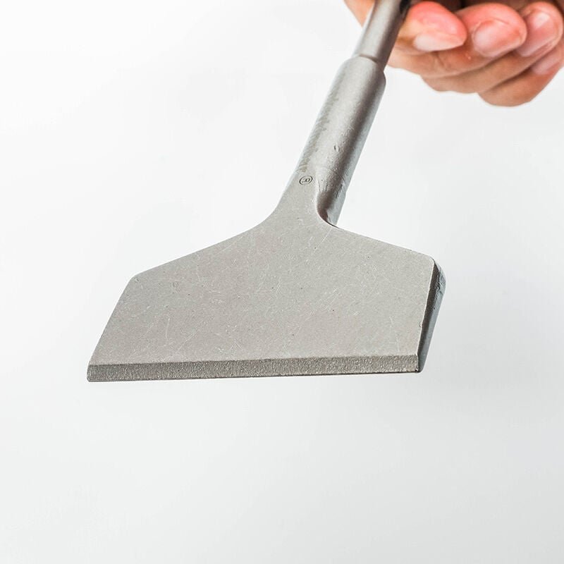 Fliesenmeißel abgewinkelt SDS-plus Meißel 15° Nutmeißel Flachmeißel für Beton Fliesen Mauerstein 165 x 75 mm
