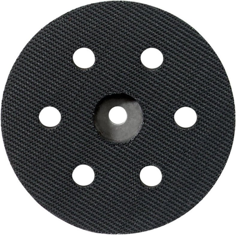 Stützteller 80 mm, gelocht, mittelharte Ausführung, mit Kletthaftung, für sxe 400, für Haft-Schleifblätter (624064000) -...