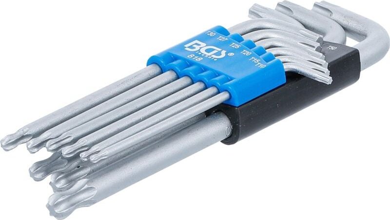 Bgs Technic - Winkelschlüssel-Satz T-Profil (für Torx) mit Kugelkopf T10 - T50 9-tlg.
