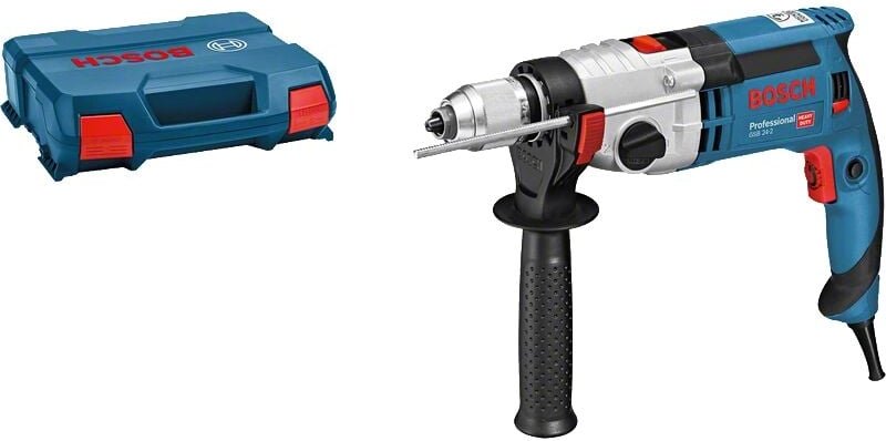 Bosch Schlagbohrmaschine GSB24-2 Professional + Schnellspannbohrfutter im L-Case