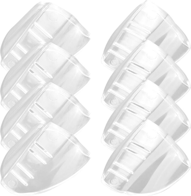 Seitenschutz für Brillen, zum Aufstecken, transparent, Seitenschutz für Schutzbrillen, Augenschutz, Brillenschutz, 4 Paa...