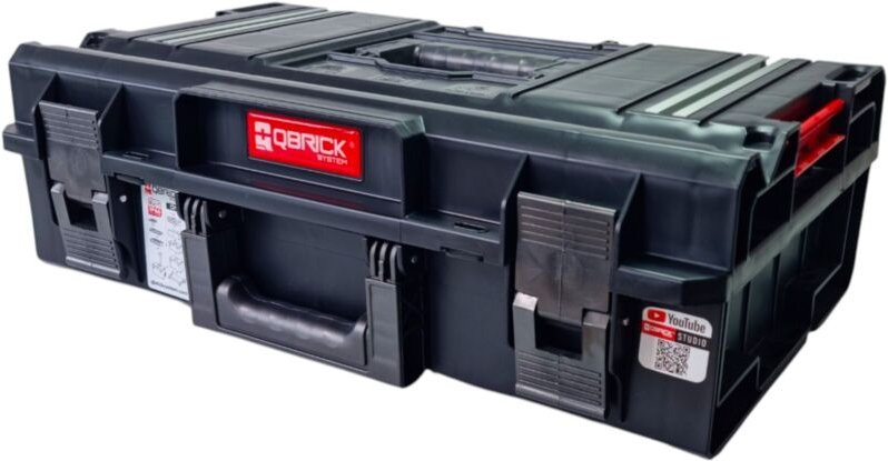 Qbrick System ONE 200 1.0 Technik Werkzeugkoffer modularer Organizer 585 x 385 x 190 mm 15,4 l stapelbar IP66 - alte Ver...