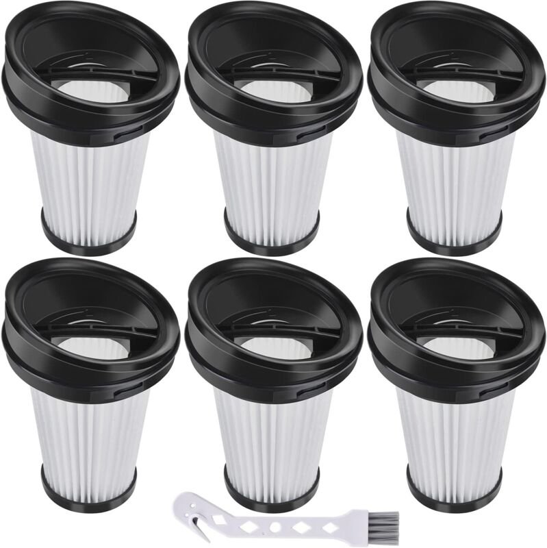 6 Stück Ersatzfilter (HEPA) – Ersatzteile für Grundig VCH9829 VCH9 Serie, Akku-& Handstaubsauger Filter Teilenummer 9178...