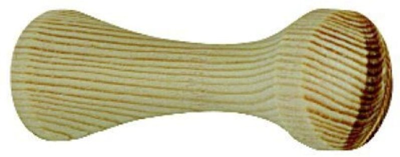 Mantelhaken 2,2 x 2,2 x 6,5 cm Kiefer roh - 1 Stück Haken - Hettich