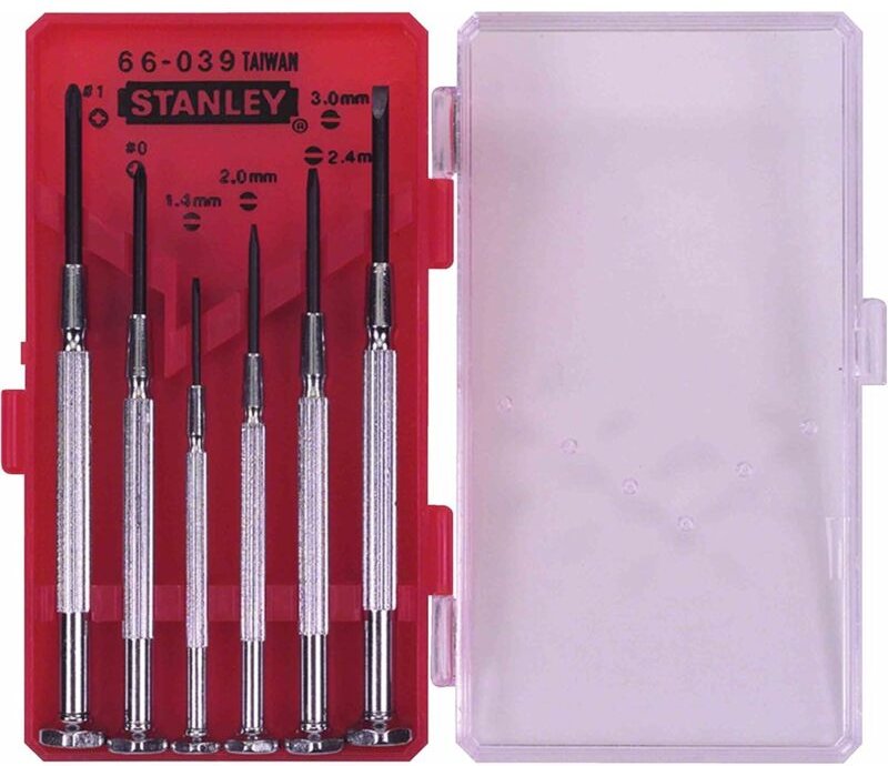 Stanley 1-66-039 Satz mit 6 elektronischen Schraubendrehern