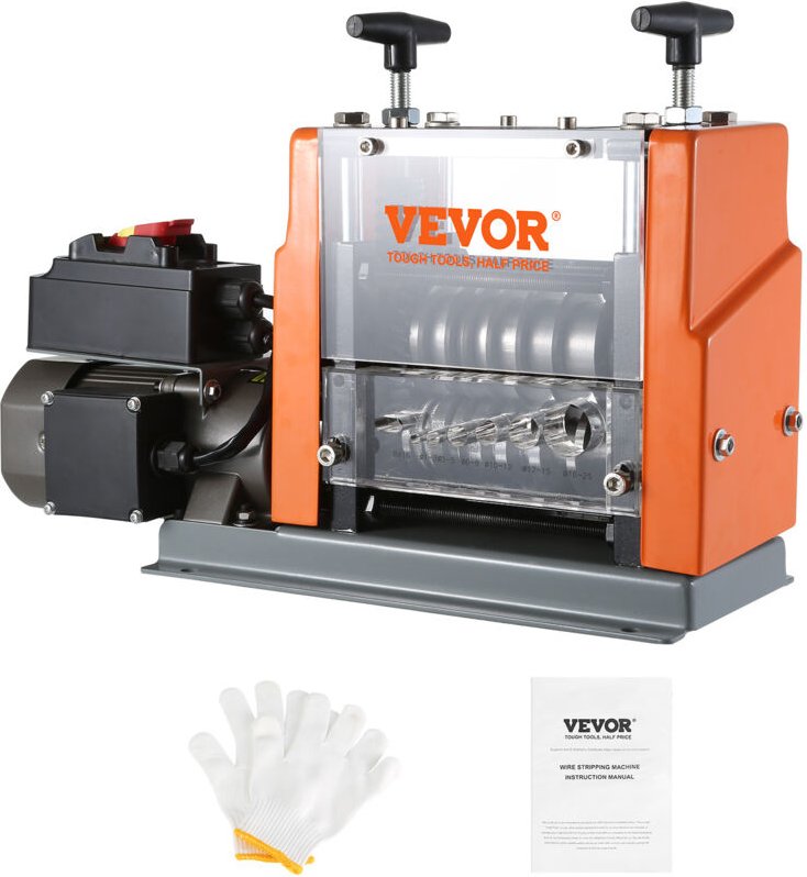 Mophorn - vevor Kabelabisoliermaschine Elektrisch φ1,5-25mm Kabelschälmaschine 60W Abisoliermaschine 7 Abisolierkanäle A...