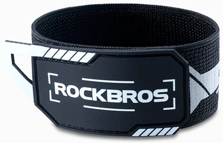 Reflektorband für Fahrrad, Bein, Arm, Rucksack - schwarz