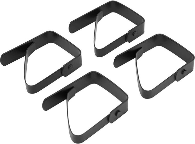 4 Stück winddichte Edelstahl-Tischdeckenklammern, große Tischdeckenklammern, rutschfeste Tischdecken-Halterungsklammern ...