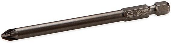 Koffer mit 5 Schrauberbits S2, PZ2, 90 mm Dogher 417-PZ2-5