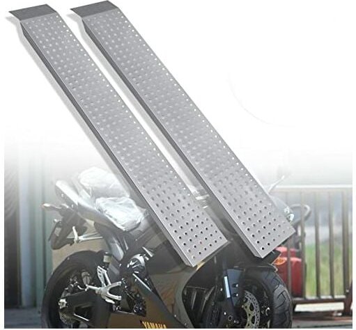 Auffahrrampe Auto Auffahrrampen für Anhänger Stahl Motorrad Rampe Für den täglichen Gebrauch Geeignet, Rampen Sind Zum B...