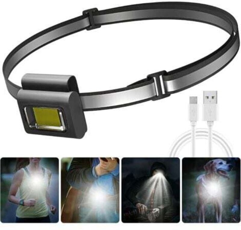 Thumbnail - Lablanc - Mini-LED-Clip-Lampe, Stirnlampe, Clip-Lauflicht, leistungsstarke magnetische Clip-Lampe, Hundelampe, Notlicht,...