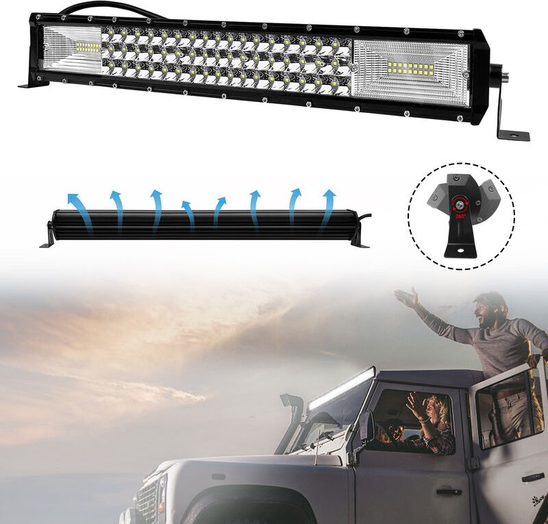 UISERBT 270W LED Zusatzscheinwerfer 12V/24V Zusatzscheinwerfer Auto Offroad Flutlicht Arbeitslicht Reflektor Scheinwerfe...