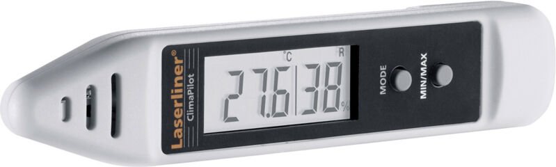 ClimaPilot Luftfeuchtemessgerät (Hygrometer) 20 % rF 99 % rF Taupunkt-/Schimmelwarnanzei - Laserliner