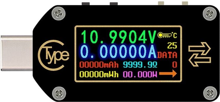 Rd Tc66 Typ-C Pd Trigger USB Voltmeter Amperemeter Spannung 2 Wege Strommesser Multimeter LadegeräT Batterie Tester1