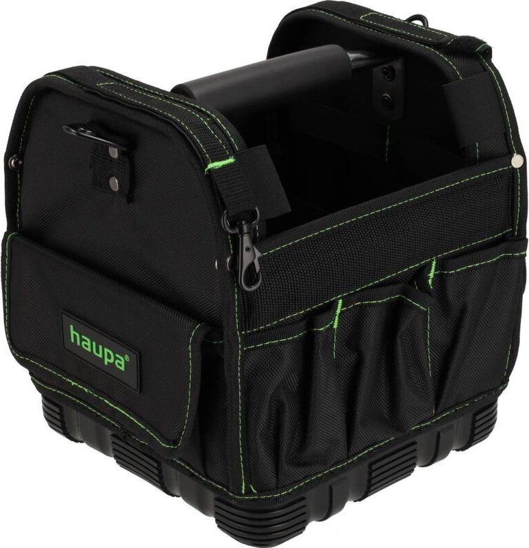 Werkzeugtasche haupa Squarebag grün robustes Polyester