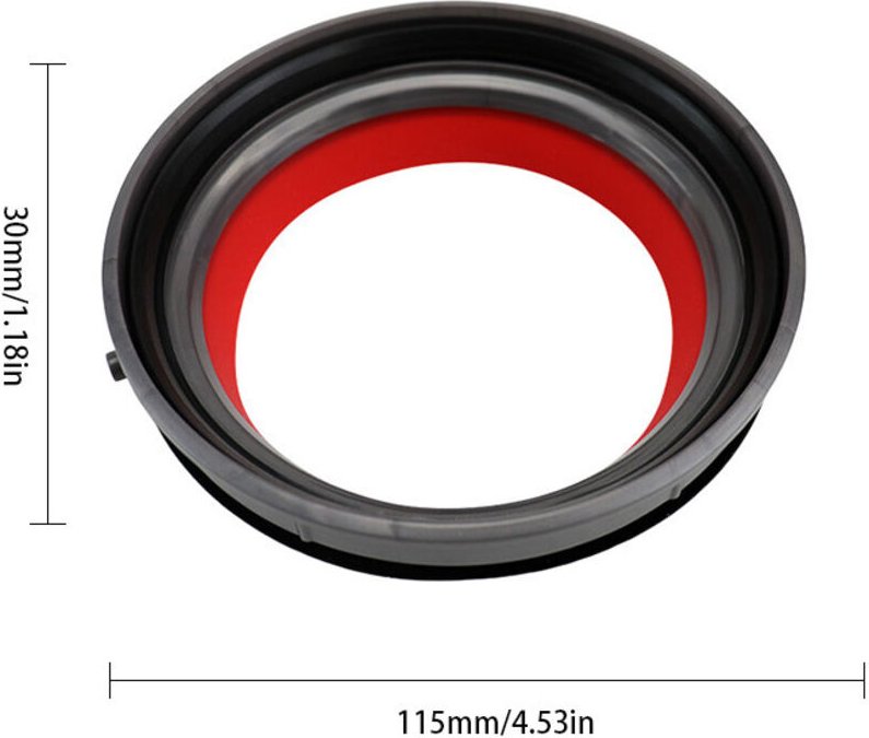 Passend für den Klemmring des Dyson V10, die feste Dichtung oben auf dem Staubbehälter des Dyson V10 Staubsaugers - Dyso...