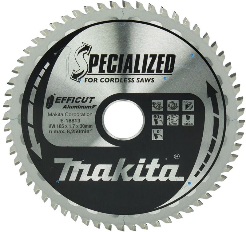 Efficut Sägeblatt 185x30x60 - Makita