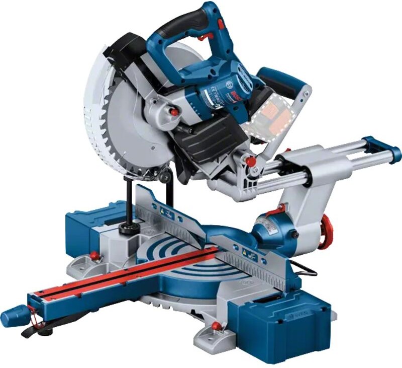 Bosch Akku-Kapp- und Gehrungssäge biturbo gcm 18V-254 d, incl. Kreissägeblatt, Zubehör, Karton