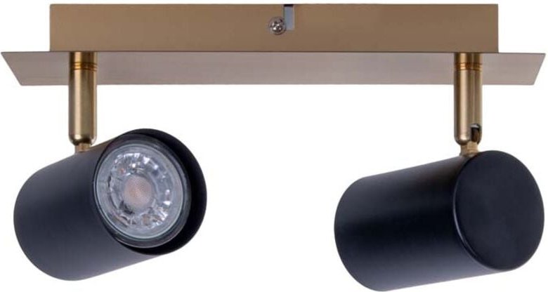 Deckenlampe Spotleuchte Wohnzimmerleuchte GU10 Strahler schwenkbar schwarz gold