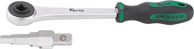 Stufenschlüssel-Set 2tlg. Inkl. Knarre 1/2' - Fortis