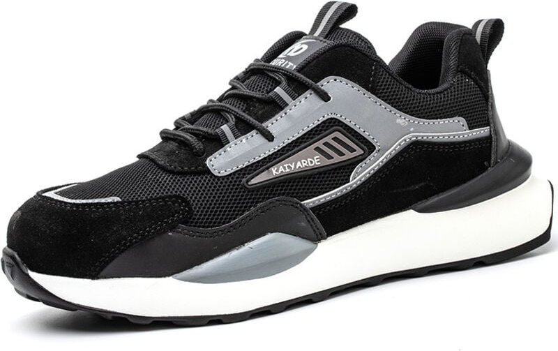 Arbeitsschuhe für Männer und Frauen, Arbeitsschutzschuhe auf der Baustelle, Stahlkappenschuhe, atmungsaktiv und bequem, ...