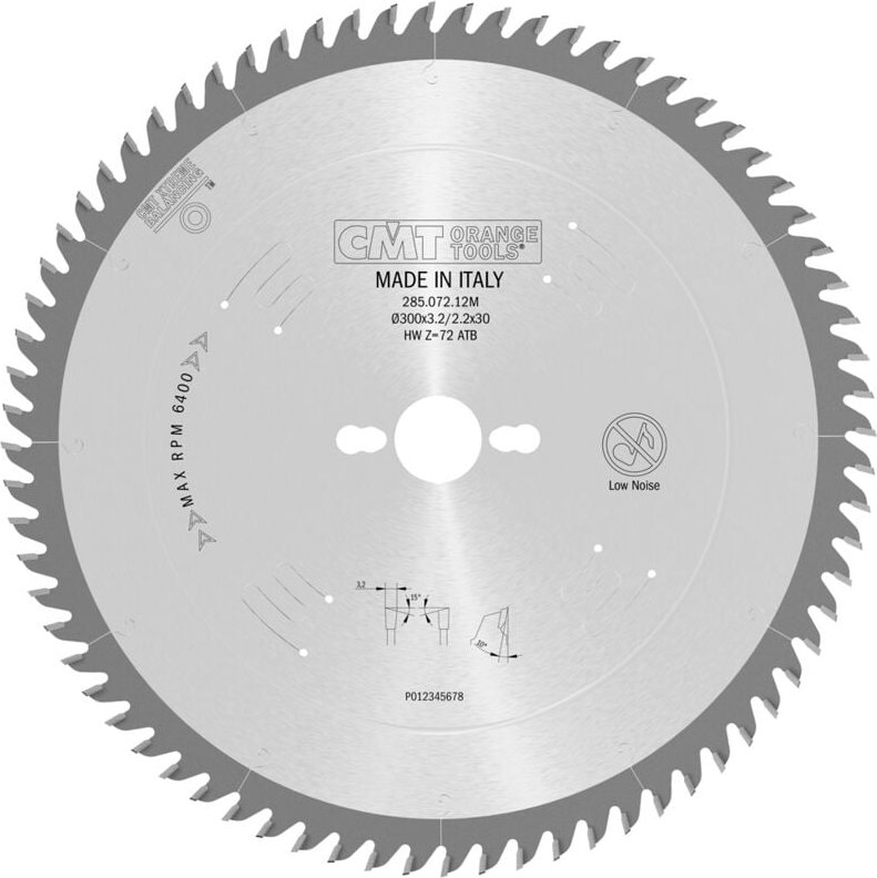 285.072.14m Längs- Und Querschnittsäge 350x3.5x30 Z=72 10atb