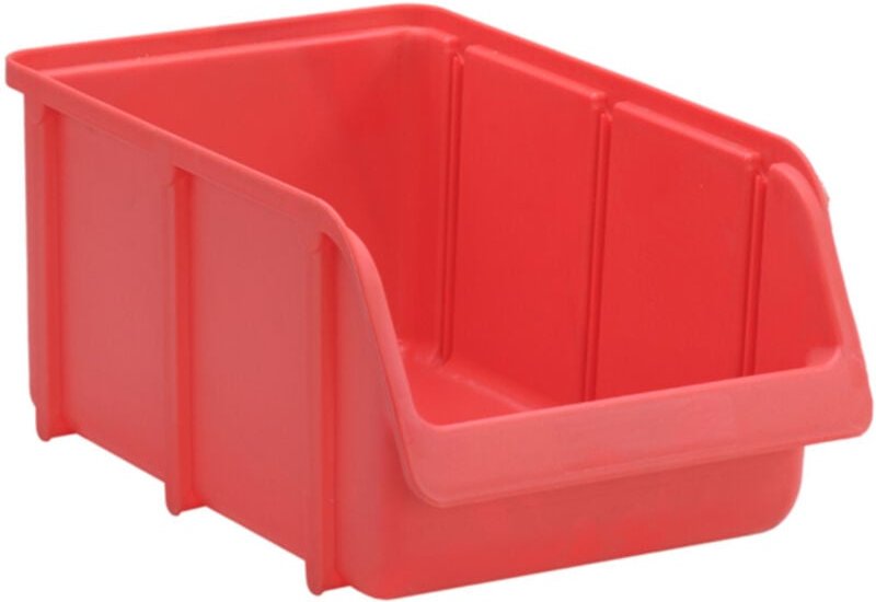 674100 Sichtlagerkasten 4 (b x h x t) 207 x 155 x 332 mm Rot 1 St. - Hünersdorff
