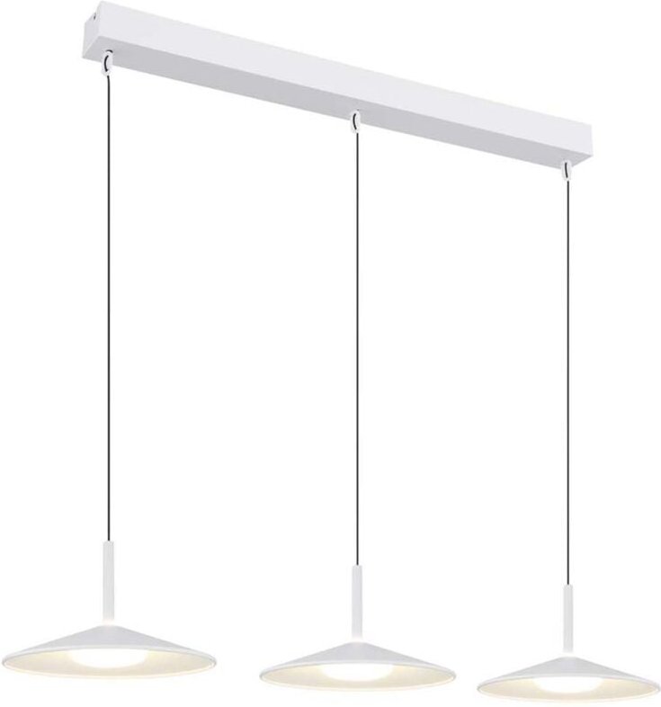 Pendellampe Hängelampe Esstischlampe Stoff 3 flammig Wohnzimmerlampe led h 180cm