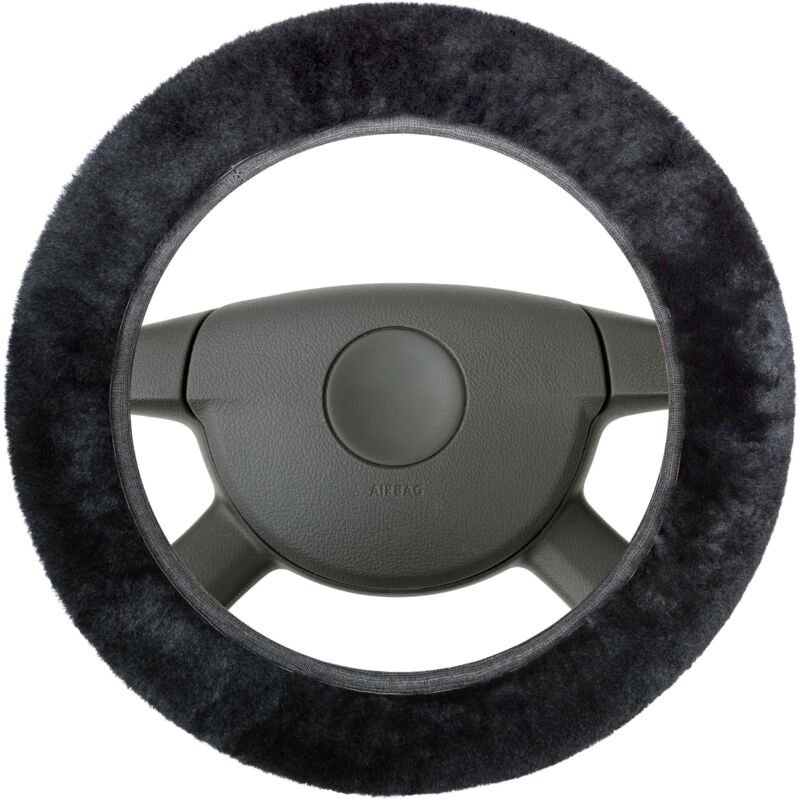 Walser - Lenkradhülle Lammfell schwarz 1-teilig Sitzbezüge